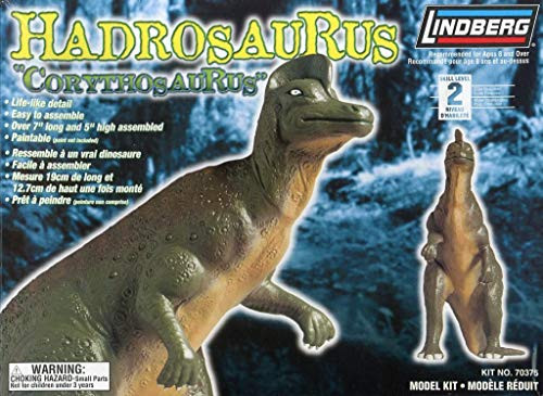Lindberg 70375 Hadrosaurus Corythosaurus Dinosaur Model Kit