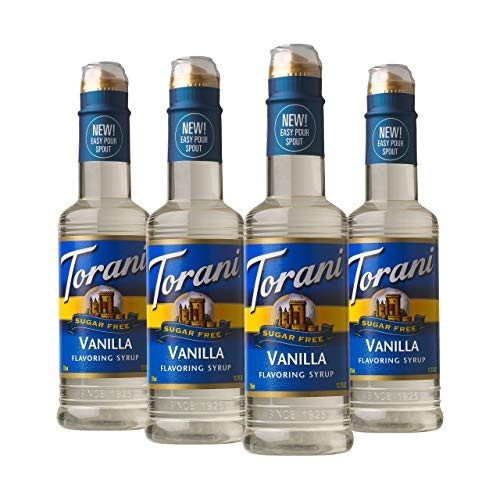 Torani Sugar Free Vanilla Syrup 12.7 Ounce, 4 Count Torani Sugar Free Vanilla Syrup 12.7 Ounce, 4 Count