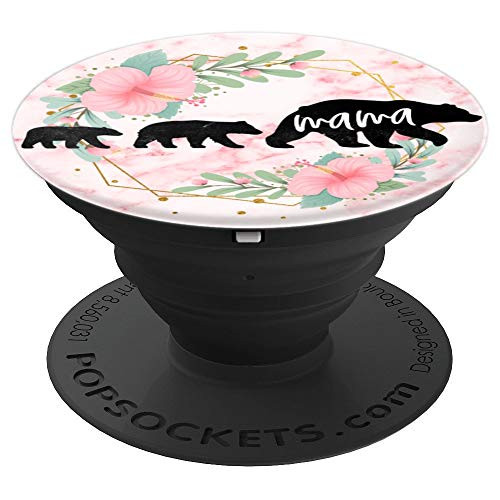 Mama Bear Mom Gift Phone Holder - 2 Cubs Kiddo Mom PopSockets Grip and Stand for Phones and Tablets Mama Bear Mom Gift Phone Holder - 2 Cubs Kiddo Mom PopSockets Grip and Stand for Phones and Tablets