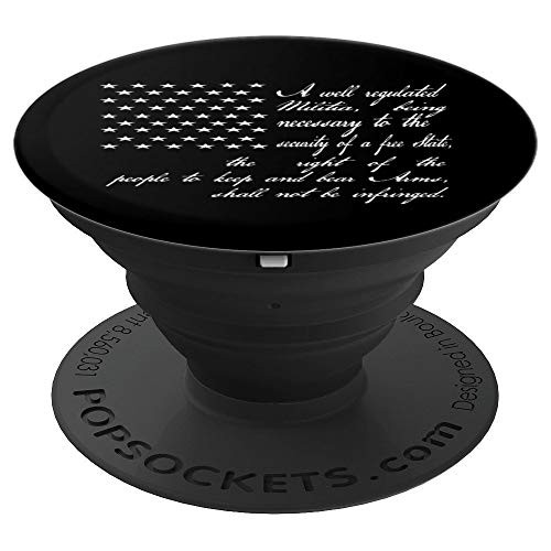 2nd Amendment The Right To Bear Arms Shall Not Be Infringed PopSockets Grip and Stand for Phones and Tablets