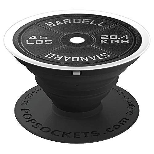 45 lb Barbell Plate - For Weightlifting Enthusiasts PopSockets Grip and Stand for Phones and Tablets 45 lb Barbell Plate - For Weightlifting Enthusiasts PopSockets Grip and Stand for Phones and Tablets