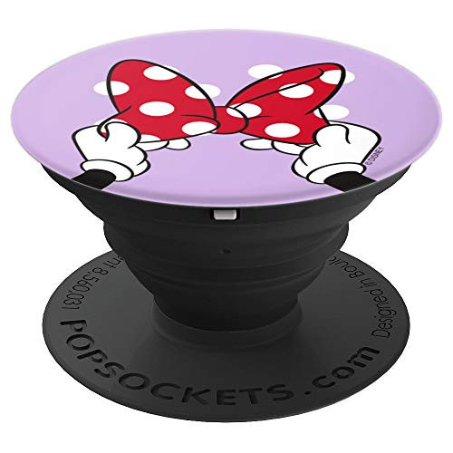 Disney Minnie Mouse's Red Polka Dot Bow PopSockets Grip and Stand for Phones and Tablets