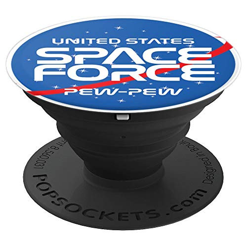 Funny United States Space Force USSF USA Trump PopSockets Grip and Stand for Phones and Tablets