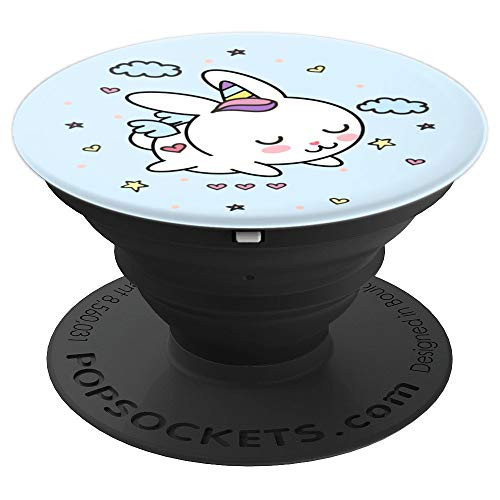 Bunnycorn Bunny Unicorn Rabbit PopSockets Grip and Stand for Phones and Tablets
