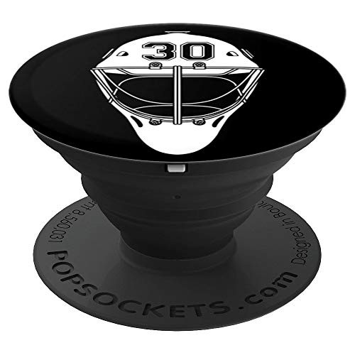 Hockey Goalie Mask Number 30 Ice Hockey Goaltender PopSockets Grip and Stand for Phones and Tablets Hockey Goalie Mask Number 30 Ice Hockey Goaltender PopSockets Grip and Stand for Phones and Tablets