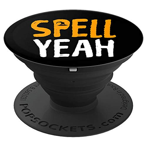 Spell Yeah, Funny Witch Witchcraft Pun Halloween Woman Gift PopSockets Grip and Stand for Phones and Tablets Spell Yeah, Funny Witch Witchcraft Pun Halloween Woman Gift PopSockets Grip and Stand for Phones and Tablets
