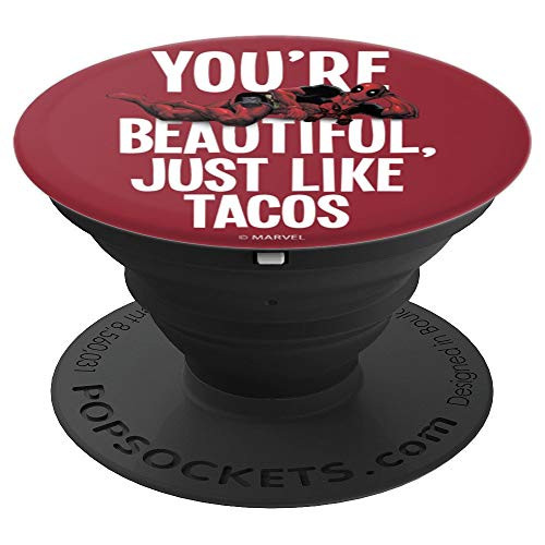 Marvel Deadpool Beautiful Just Like Tacos PopSockets Grip and Stand for Phones and Tablets