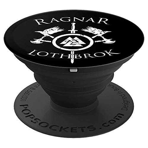 Ragnar Lothbrok - Lodbrok Warrior - Viking PopSockets Grip and Stand for Phones and Tablets