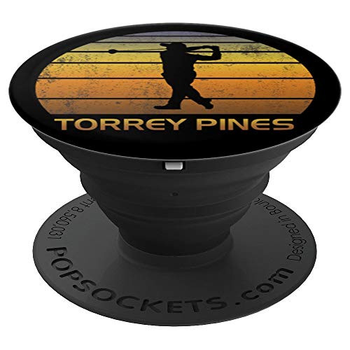 Retro Torrey Pines California Golf Golfer Vacation Souvenir PopSockets Grip and Stand for Phones and Tablets Retro Torrey Pines California Golf Golfer Vacation Souvenir PopSockets Grip and Stand for Phones and Tablets