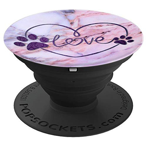 Light Dark Purple Dog Paw Print Heart Love On Pink Gray Blue PopSockets Grip and Stand for Phones and Tablets Light Dark Purple Dog Paw Print Heart Love On Pink Gray Blue PopSockets Grip and Stand for Phones and Tablets