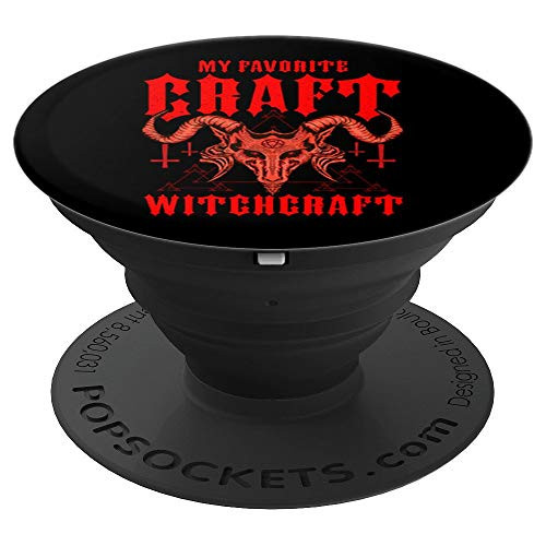 Vintage Witchcraft Fan Occult Pentagram Goat Unholy Cross PopSockets Grip and Stand for Phones and Tablets