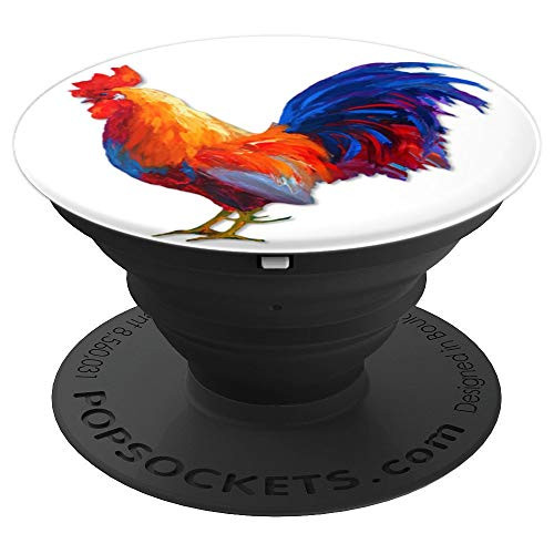 Rooster Country Decor Chicken Gallo Rooster PopSockets Grip and Stand for Phones and Tablets