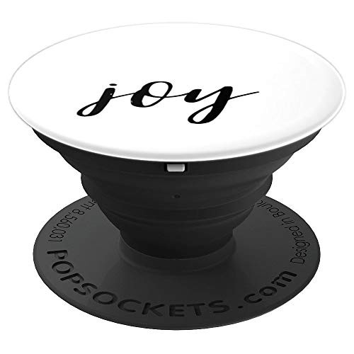 Joy - Inspirational and Motivational Quote Design PopSockets Grip and Stand for Phones and Tablets