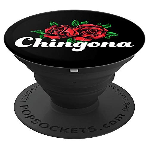 Chingona Rosas PopSockets Grip and Stand for Phones and Tablets