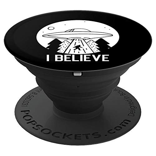 UFO Bigfoot I Believe Graphic Alien Sasquatch Design PopSockets Grip and Stand for Phones and Tablets UFO Bigfoot I Believe Graphic Alien Sasquatch Design PopSockets Grip and Stand for Phones and Tablets