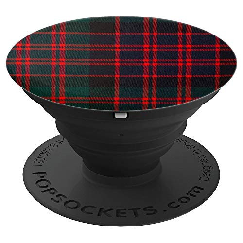Macdonald Clan Scottish Tartan Red Plaid Scotland Gift PopSockets Grip and Stand for Phones and Tablets