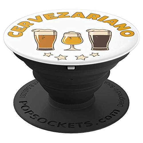 Cerveza Craft Beer. Perfect gift for beer lovers in spanish PopSockets Grip and Stand for Phones and Tablets
