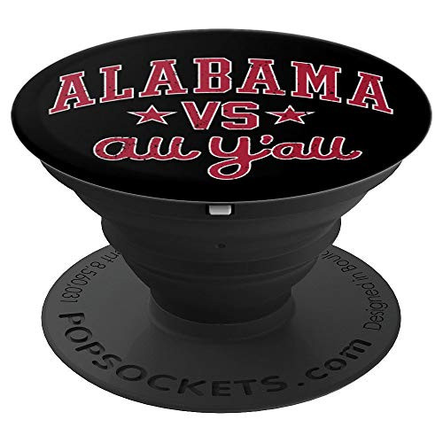 Alabama Vs. All Y'all | Vintage Bama Crimson Pride Retro PopSockets Grip and Stand for Phones and Tablets
