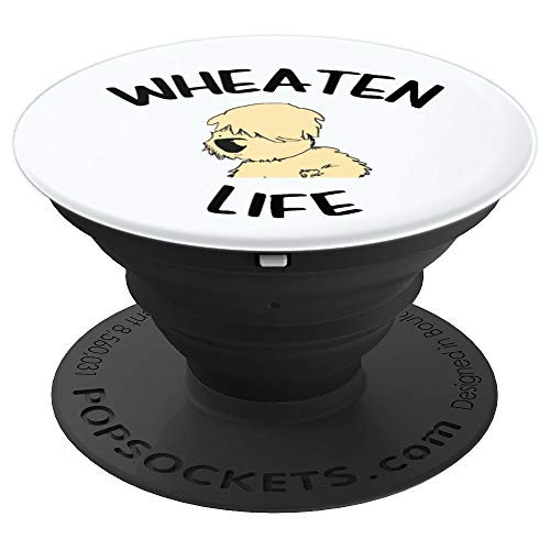 Wheaten Life Soft Coated Wheaten Terrier Dog Face PopSockets Grip and Stand for Phones and Tablets