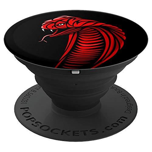 Snake cobra tribal tattoo style PopSockets Grip and Stand for Phones and Tablets