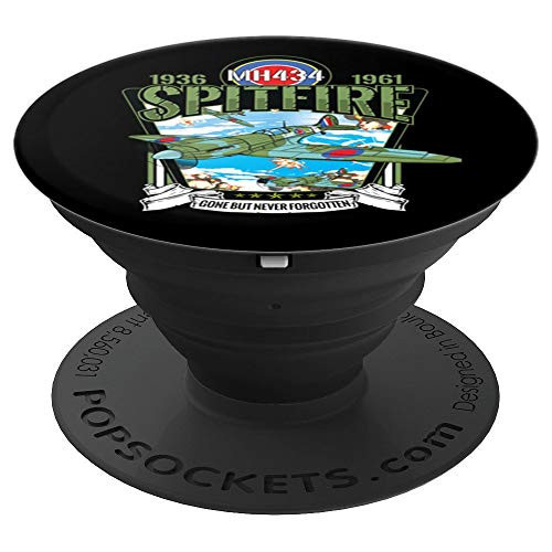 World War 2 British Aircraft Supermarine Spitfire Fighter PopSockets Grip and Stand for Phones and Tablets