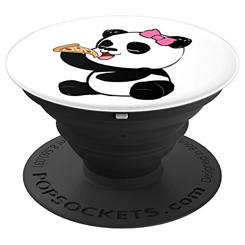 Cute Panda Eating Pizza PopSockets Grip and Stand for Phones and Tablets Cute Panda Eating Pizza PopSockets Grip and Stand for Phones and Tablets