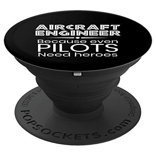 Gift for Aircraft Engineer National Aviation Day PopSockets Grip and Stand for Phones and Tablets