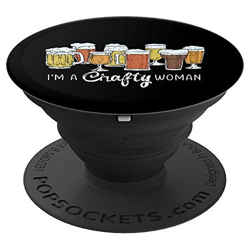 I'm a Crafty Woman Home Brewing Craft Beer Homebrewing Women PopSockets Grip and Stand for Phones and Tablets I'm a Crafty Woman Home Brewing Craft Beer Homebrewing Women PopSockets Grip and Stand for Phones and Tablets