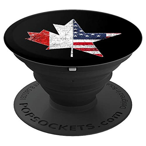 Canada USA Maple Leaf Flag Pride Roots America Canadian PopSockets Grip and Stand for Phones and Tablets Canada USA Maple Leaf Flag Pride Roots America Canadian PopSockets Grip and Stand for Phones and Tablets