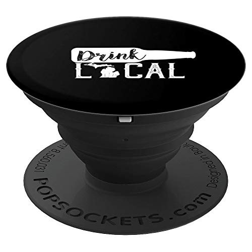 Michigan Drink Local Distressed Craft Beer MI PopSockets Grip and Stand for Phones and Tablets Michigan Drink Local Distressed Craft Beer MI PopSockets Grip and Stand for Phones and Tablets