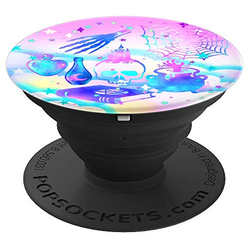 Pastel Goth Skull Spider Web Potions Spell Book Skeleton PopSockets Grip and Stand for Phones and Tablets Pastel Goth Skull Spider Web Potions Spell Book Skeleton PopSockets Grip and Stand for Phones and Tablets
