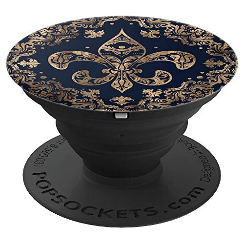 Fleur-de-lis ornament PopSockets Grip and Stand for Phones and Tablets