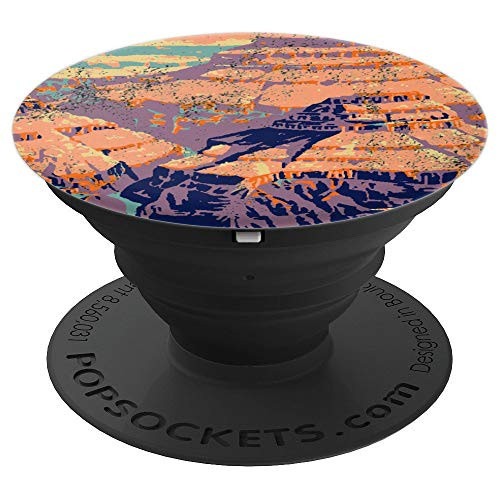 Vintage Grand Canyon National Park Centennial Design PopSockets Grip and Stand for Phones and Tablets