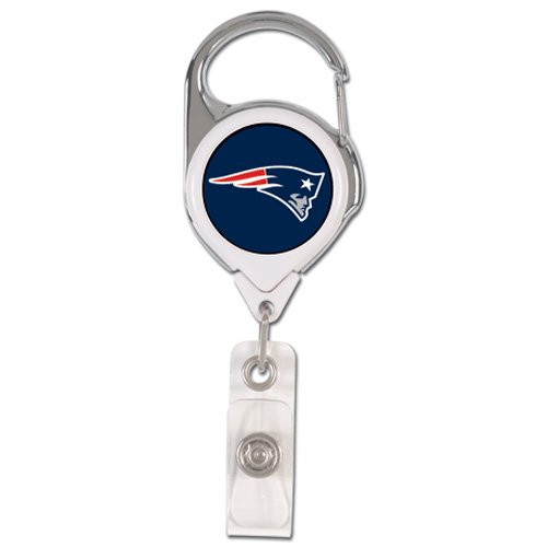 Wincraft NFL New England Patriots Premium Metal Badge Reel Wincraft NFL New England Patriots Premium Metal Badge Reel