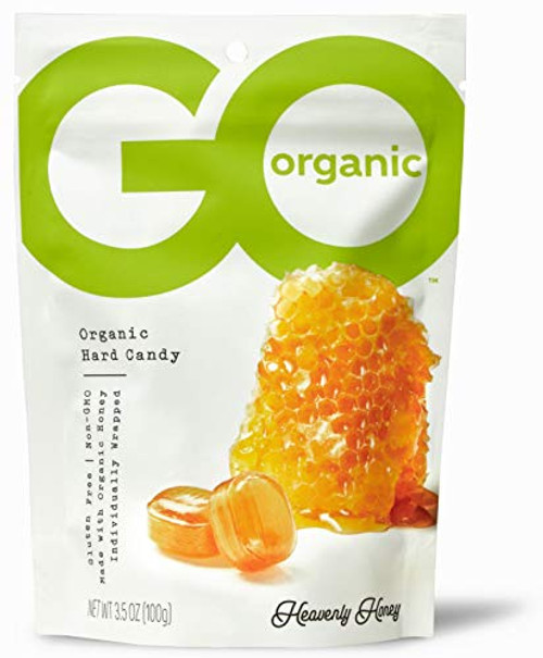 GoOrganic Organic Hard Candies, Honey, 3.5 Ounce Bag (Pack of 6) GoOrganic Organic Hard Candies, Honey, 3.5 Ounce Bag (Pack of 6)