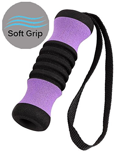 SkyMed Cane Replacement Offset Hand Grip Color: Purple / Black by SkyMed