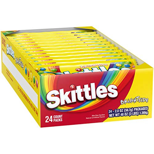 Skittles Brightside Candy, 2.0 Ounce, (Pack of 24) Skittles Brightside Candy, 2.0 Ounce, (Pack of 24)