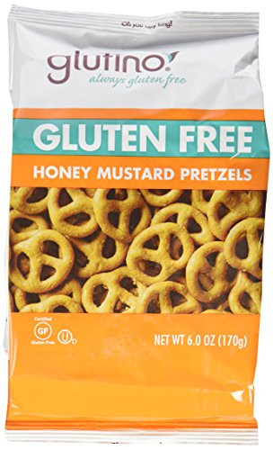 Glutino Honey Mustard Pretzel, 6 Ounce (Pack Of 6)