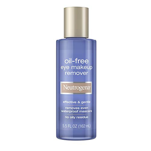 Neutrogena Oil-Free Liquid Eye Makeup Remover, Residue-Free, Non-Greasy, Gentle & Skin-Soothing Makeup Remover Solution with Aloe & Cucumber Extract for Waterproof Mascara, 5.5 fl. oz Neutrogena Oil-Free Liquid Eye Makeup Remover, Residue-Free, Non-Greasy, Gentle & Skin-Soothing Makeup Remover Solution with Aloe & Cucumber Extract for Waterproof Mascara, 5.5 fl. oz