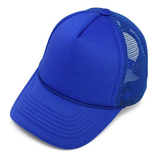 DALIX Infant Trucker Hat Baby Cap Tiny Extra Small Boys Royal Blue