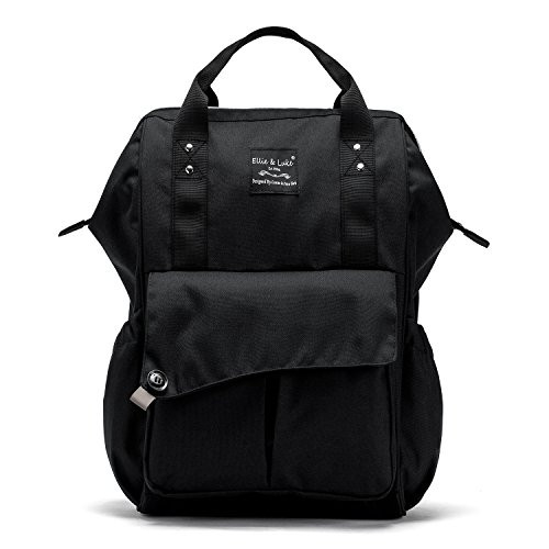 SoHo NoLita Diaper Bag Backback 3Pc - Black