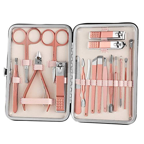 Manicure Set Nail Clippers Pedicure Kit Stainless Steel Manicure Kit, Professional Grooming Kit, Nail Care Tools