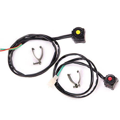 1 PC Kill Switch + 1 PC Start Switch for Motorcycle ATV Dirt bike Stop Switch Horn Button