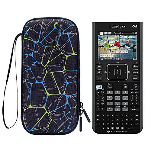 Cover for TI Nspire CX CAS - MASiKEN Carrying Case Storage Bag for Texas Instruments Nspire CX CAS Graphing Calculator, Texas Instruments, Casio, HP Graphing Calculator (Black)