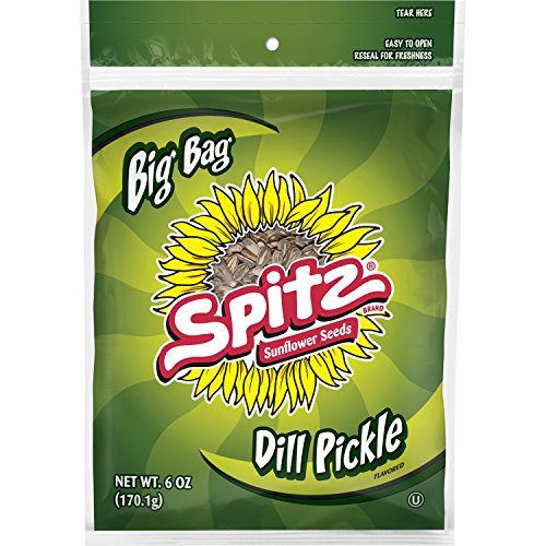 Spitz Dill Pickle Flavored Sunflower Seeds, 6 oz Bag (Pack of 12) Spitz Dill Pickle Flavored Sunflower Seeds, 6 oz Bag (Pack of 12)