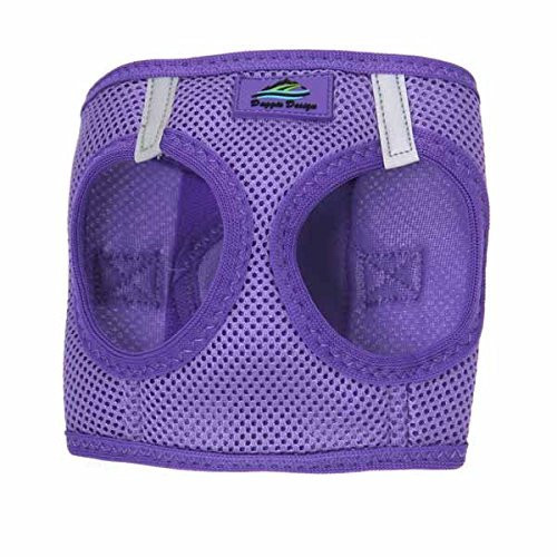 DOGGIE DESIGN Choke Free Reflective Step in Ultra Harness - Purple American River (Small)