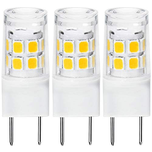 G8 LED Light Bulb 2 Watts G8 Base Under Counter Bi-pin Xenon JCD Type LED 120V 20W Halogen Replacement Bulb for Kitchen Lighting, Under-Cabinet Light.Pack of 3 (Daylight White)