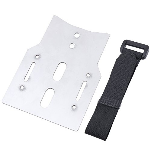 Hobbypark Stainless Steel Metal Battery Holder Expansion Pate Mount with Tie Down Strap for Traxxas TRX-4 TRX4 RC Crawler Car Hobbypark Stainless Steel Metal Battery Holder Expansion Pate Mount with Tie Down Strap for Traxxas TRX-4 TRX4 RC Crawler Car