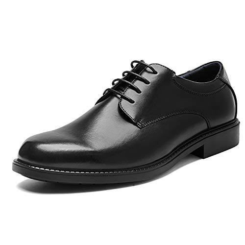 Bruno Marc Men's Downing-02 Black Leather Lined Dress Oxford Shoes - 12 M US