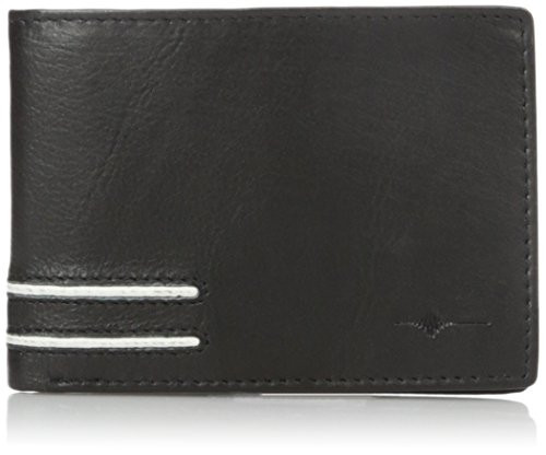 Buxton Men's Luciano RFID Blocking Front Pocket Slimfold Slim Wallet, Black, One Size